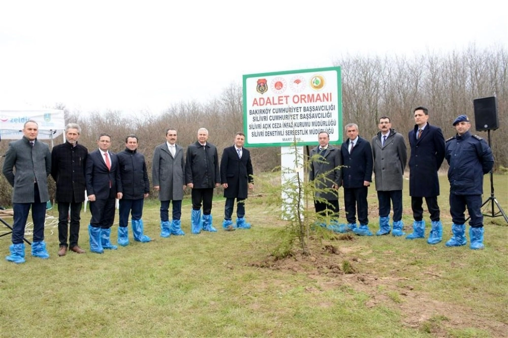 Silivri Açık Ceza İnfaz Kurumu Hükümlülerinden “Adalet Ormanı” Etkinliği