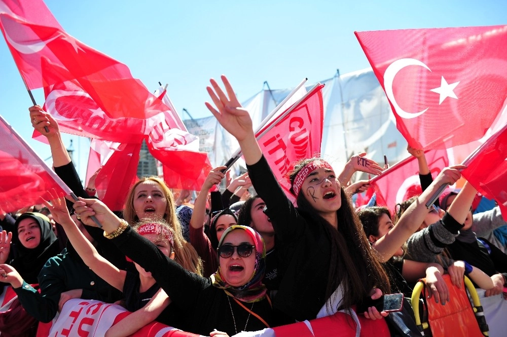 Cumhur İttifakının Ortak Mitinginde Binlerce Vatandaş Alanı Doldurdu