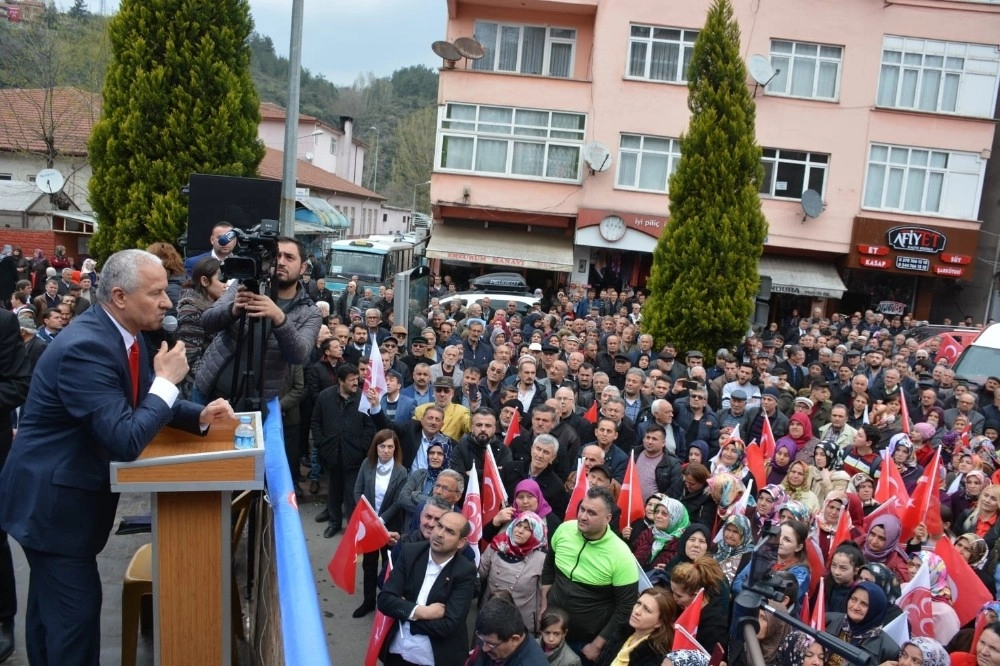 Çaylıdan  Yenicede Coşkulu Miting