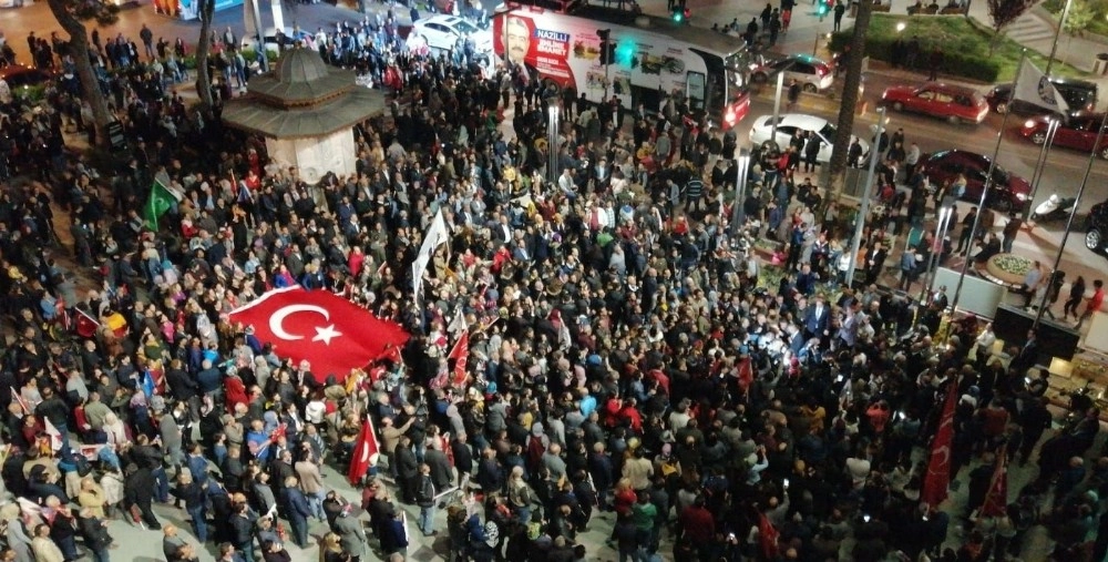 Cumhur İttifakından Nazillide 3. ‘Yüreğini Koy Yürüyüşü