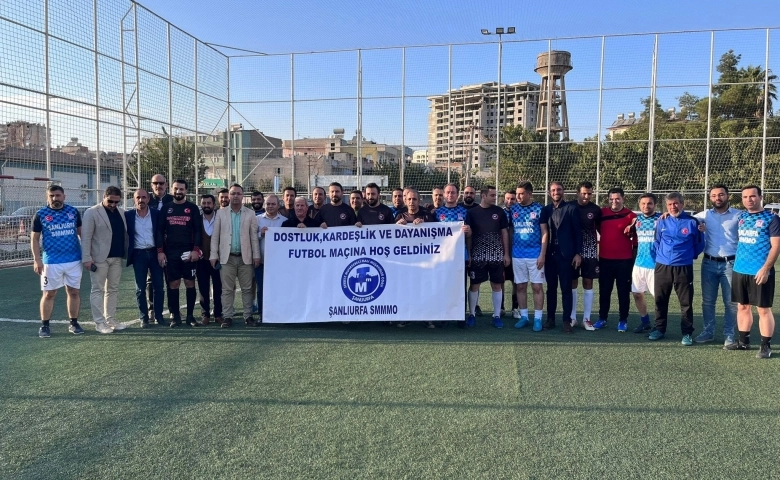 Urfa ve Gaziantep SMMMO’lar arasındaki dostluk maçında kaybeden yok