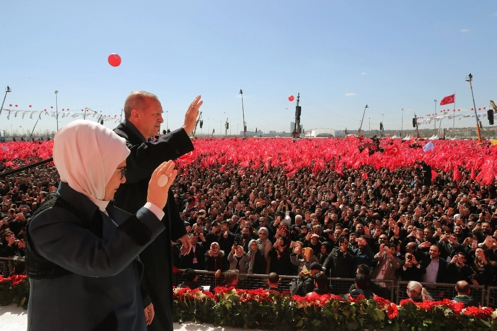 Cumhurbaşkanı Erdoğan, İstanbul'da Miting düzenliyor