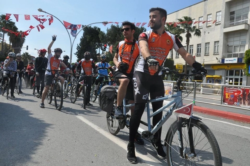 "bisikletçiler Görevde, Hedef Temiz Çevre" Bisiklet Turu