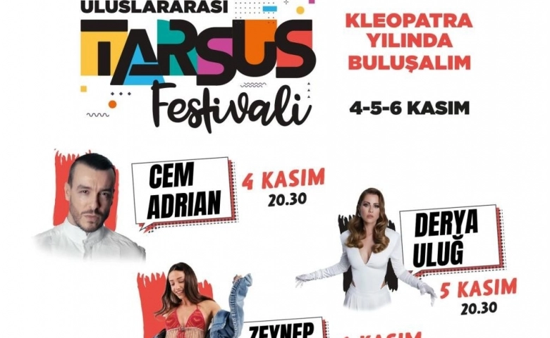 Uluslararası Tarsus Festivali 4 Kasım'da başlıyor