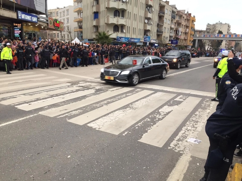 Adıyamanlılardan Cumhurbaşkanı Erdoğana Sevgi Seli