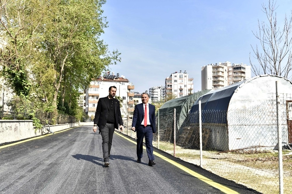 Uysal, Kırcamide İmar Planına Bağlı İlk Asfalt Çalışmasını İnceledi