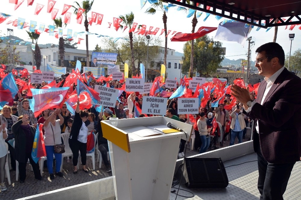 Mehmet Tosunun Mitingi Yoğun İlgi Gördü