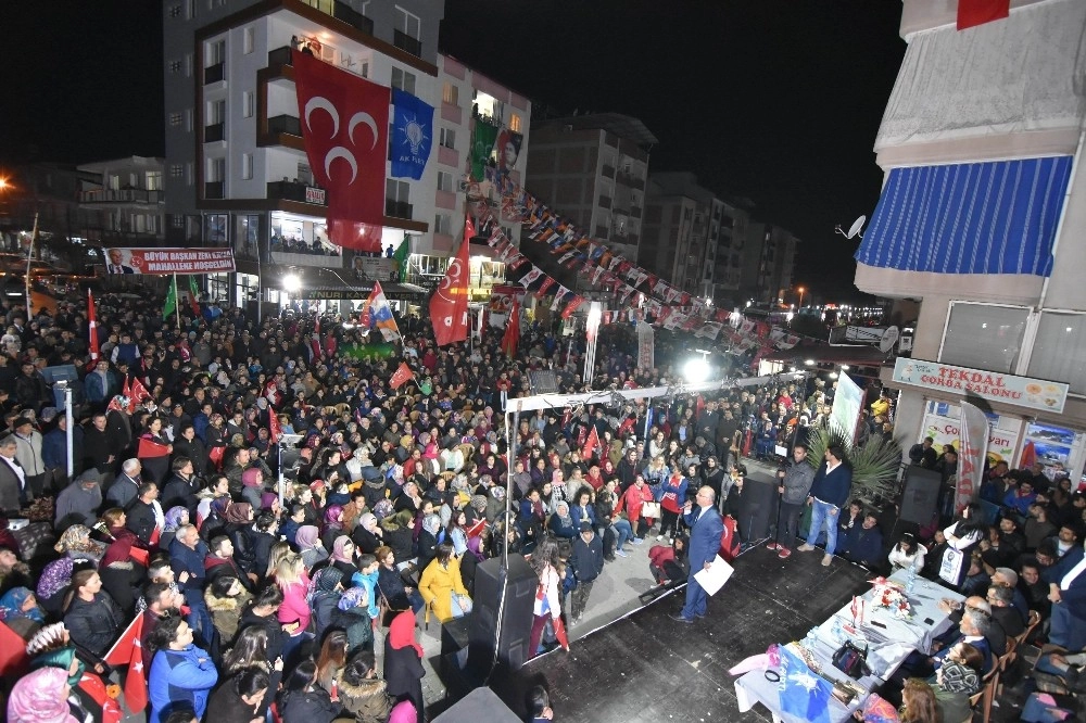 Salihlide Cumhur İttifakı Coşkusu