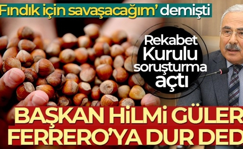 Belediye Başkanı Dr. Güler, İtalyan firması Ferrero’ya dur dedi