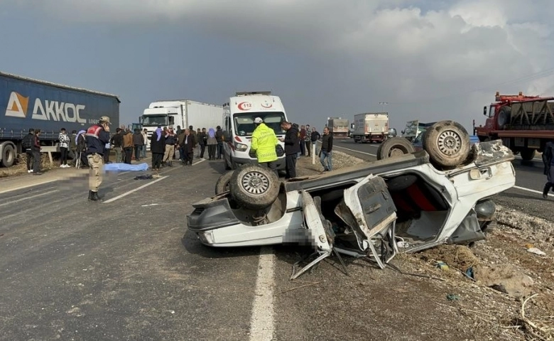 Siverek’te trafik kazası: 1 ölü, 4 yaralı