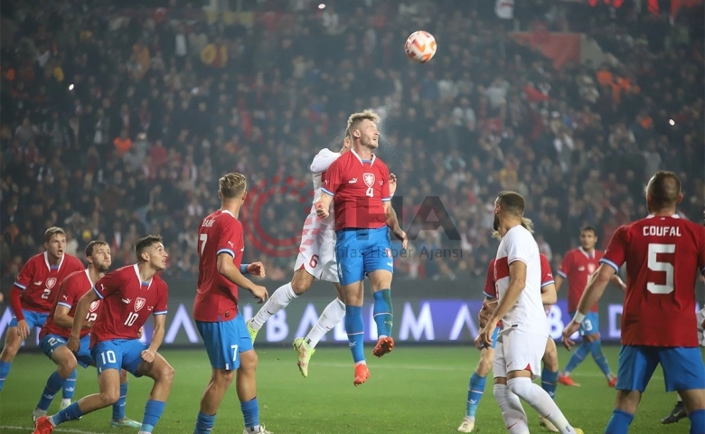 Gaziantep’te Türkiye A Milli Takımı, Çekya’yı 2-1 yendi