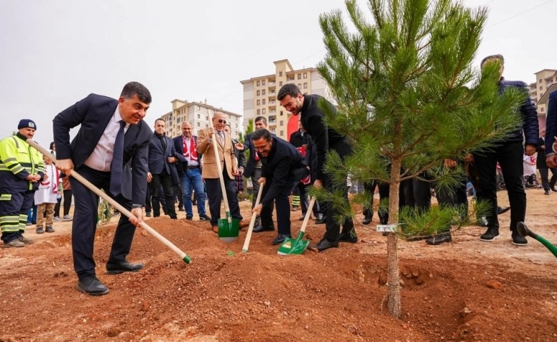 Şehitkamil 25. ormana can suyu verildi