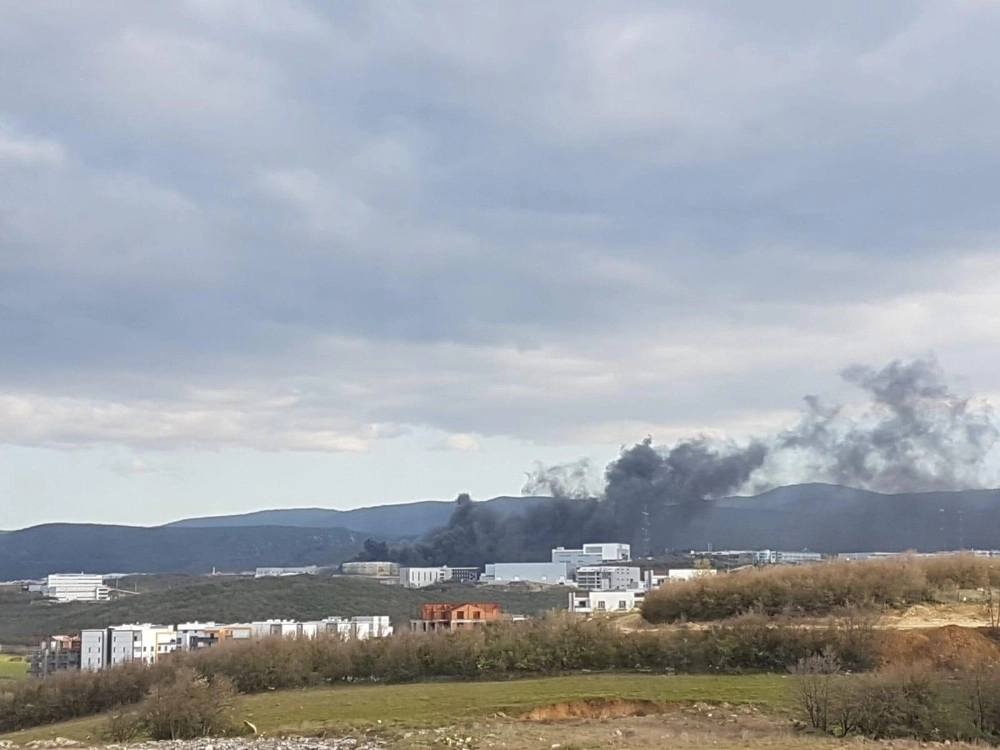 Koltuk Fabrikasında Korkutan Yangın