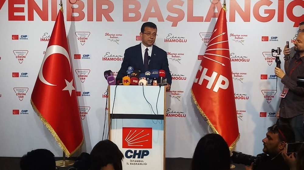 İmamoğlu: "Mazbatamızı Talep Ediyoruz, Ysk'yı Göreve Davet Ediyorum"