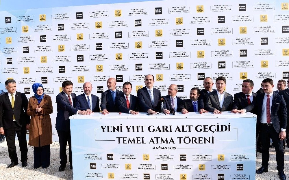 Yeni Yht Garı Alt Geçidinin Temeli Atıldı