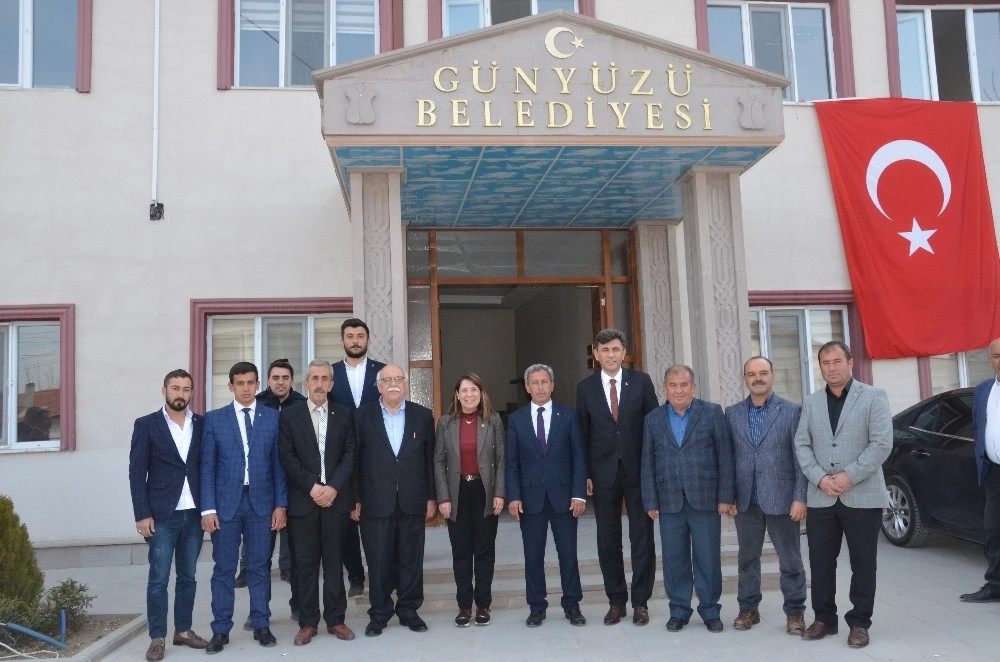 Günyüzü Belediyesi Ne İlk Ziyaret Milletvekillerinden