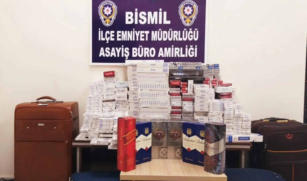 Diyarbakırda 2 Bin 83 Paket Kaçak Sigara Ele Geçirildi