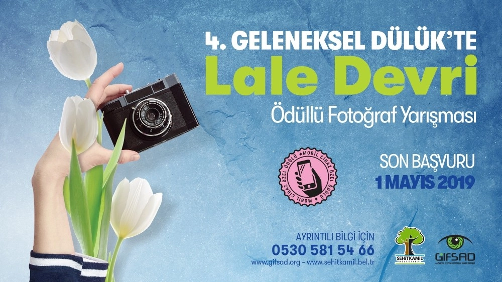 “Dülükte Lale Devri” Konulu Ulusal Fotoğraf Yarışması Başladı