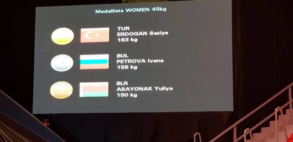 Şaziye Erdoğan, Avrupa Şampiyonu Oldu