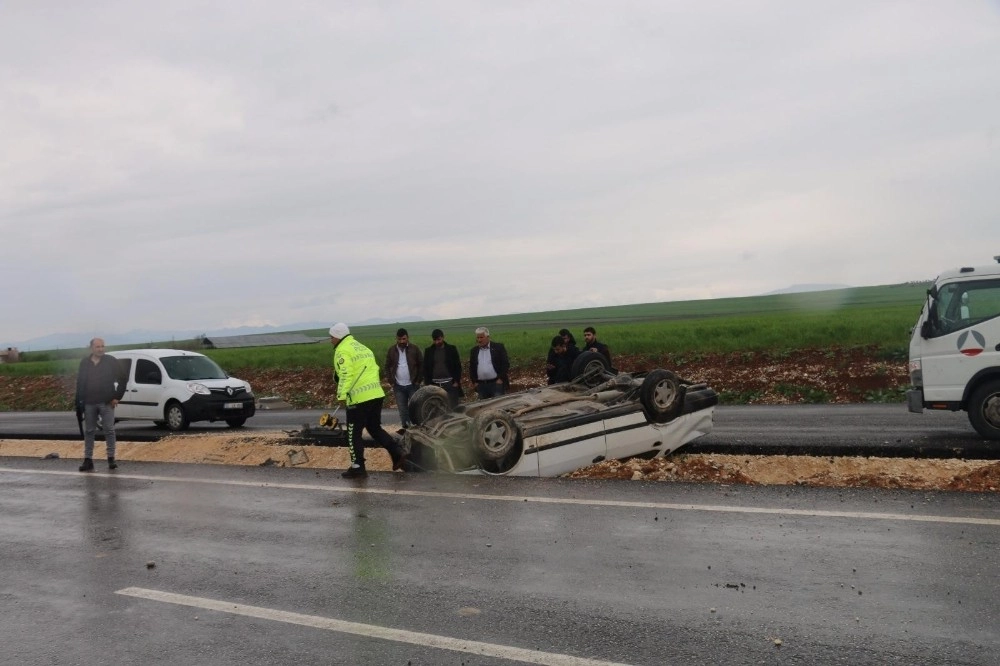 Kahtada Otomobil Takla Attı: 5 Yaralı