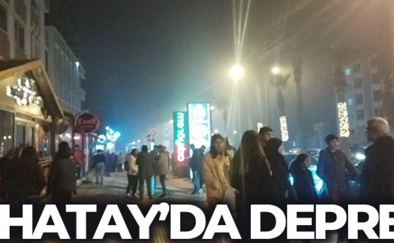 Hatay 'da 4.8 büyüklüğünde deprem