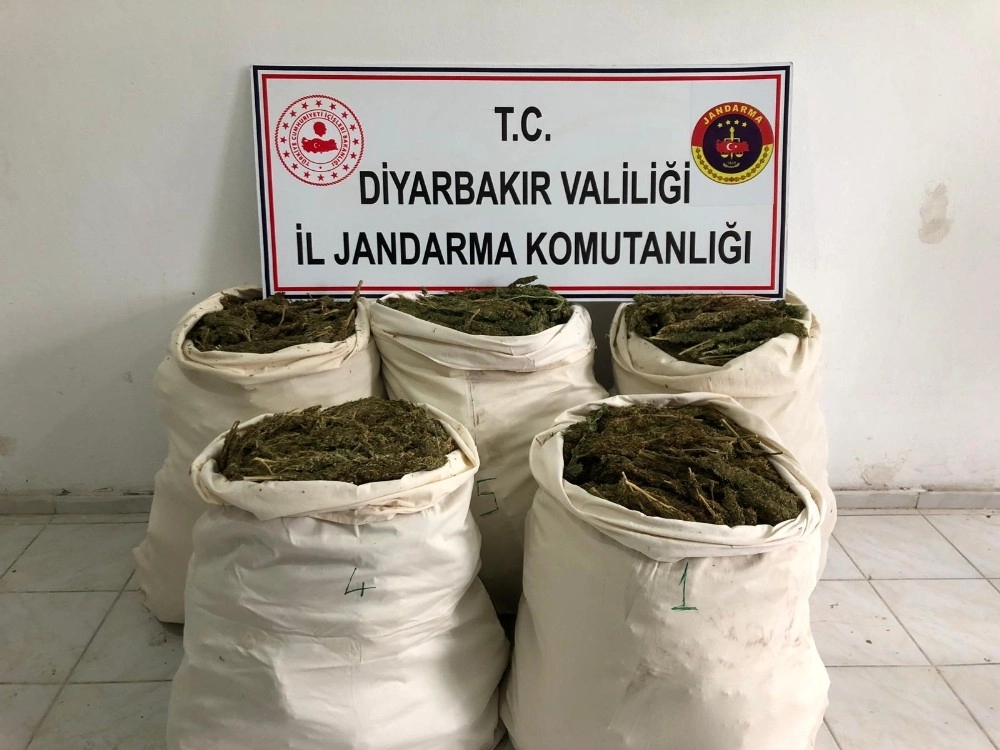 Diyarbakırda 85 Kilogram Esrar Ele Geçirildi