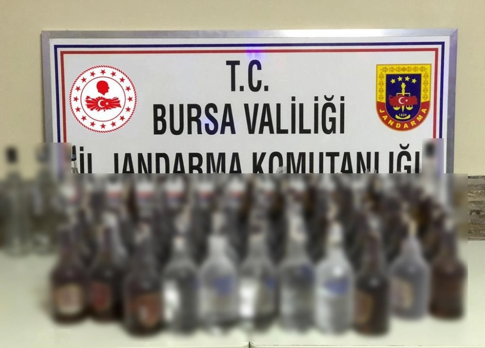 Bursada Kaçak İçki Operasyonu