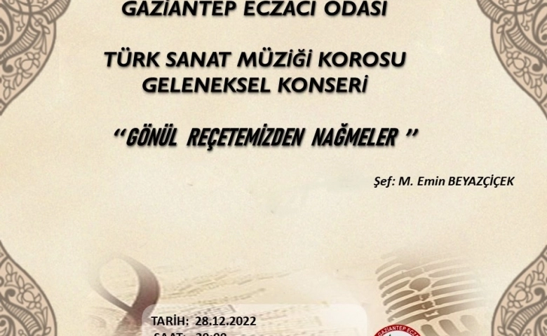 Eczacılardan Türk Sanat Müziği Konseri