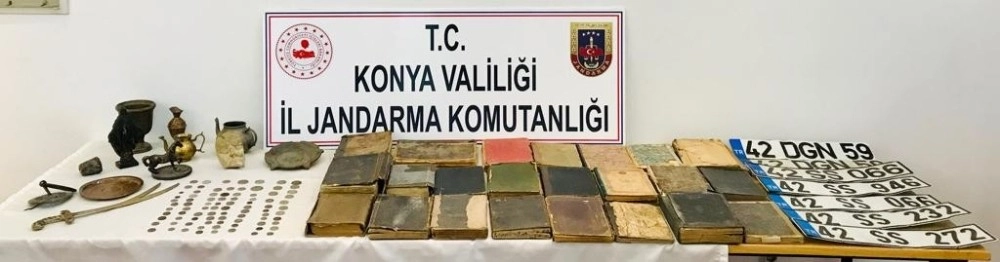 Jandarma Operasyonuyla 142 Parça Tarihi Eser Ele Geçirildi