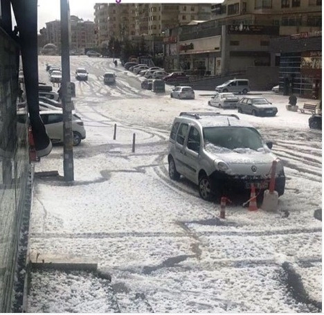 Başkentte Dolu Yağışı Etkili Oldu