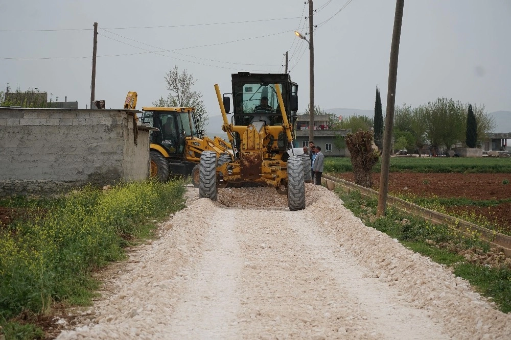 Haliliye Kırsalında Yol Çalışması Sürüyor