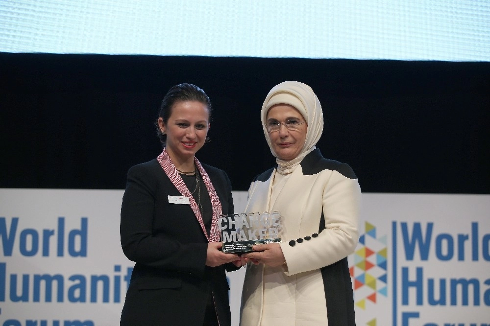 Emine Erdoğana "changemaker" Ödülü