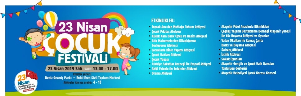 Ataşehirde 23 Nisan Tören Ve Etkinliklerle Kutlanacak