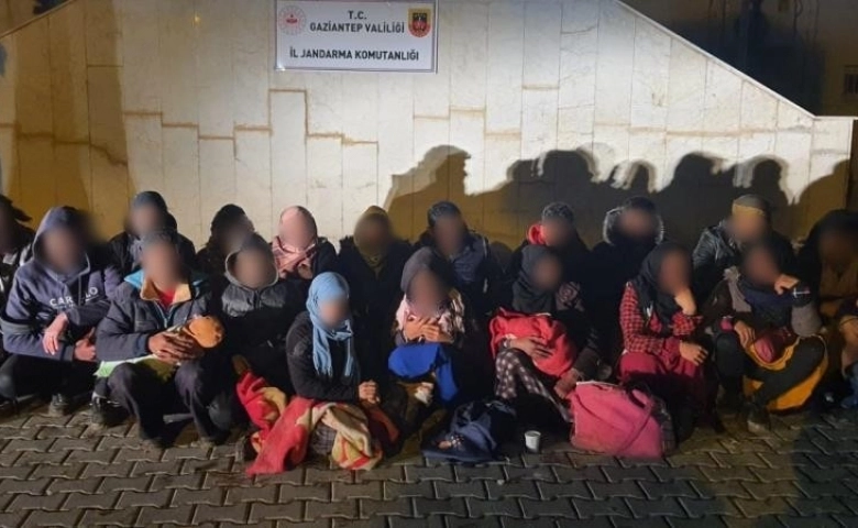 Gaziantep'te 134 düzensiz göçmen yakalandı