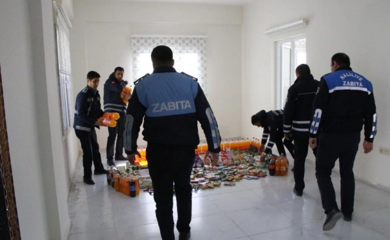 Haliliye'de Son kullanma tarihi geçmiş ürünler imha edildi