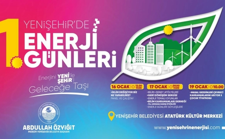 Yenişehir 1.Enerji Günleri düzenliyor