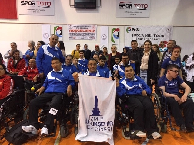 İzmir Büyükşehir Belediyesporda Boccia Sevinci