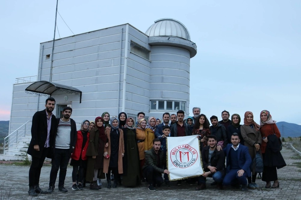 Muş Alparslan Üniversitesi Öğrencileri Gözlemevini Ziyaret Etti