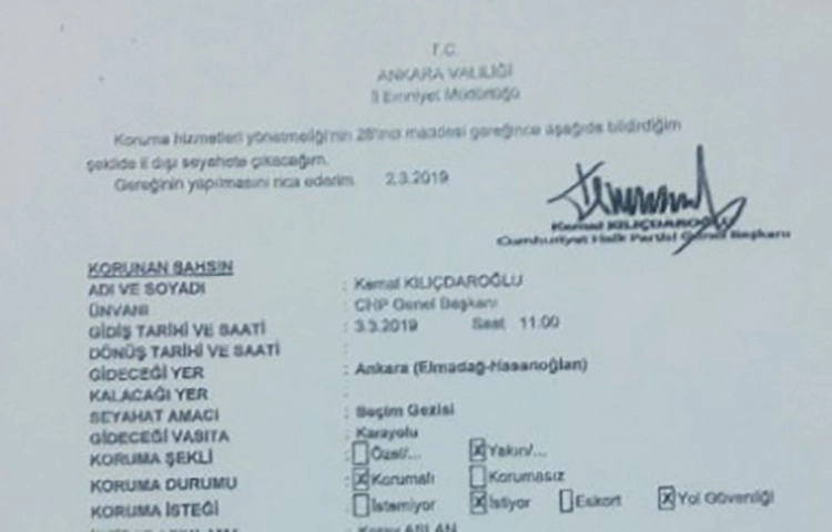 Kemal Kılıçdaroğlunun Şehit Cenazesine Katılacağı Emniyete Bildirilmemiş