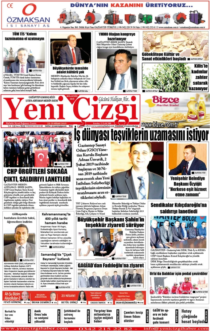 YENİ ÇİZGİ GAZETESİ