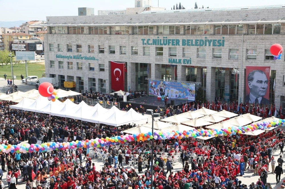 Nilüferde 23 Nisan Coşkuyla Kutlandı