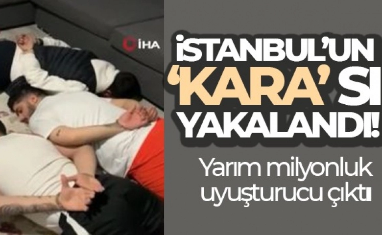 İstanbul'da yarım milyonluk uyuşturucuyla yakalandılar