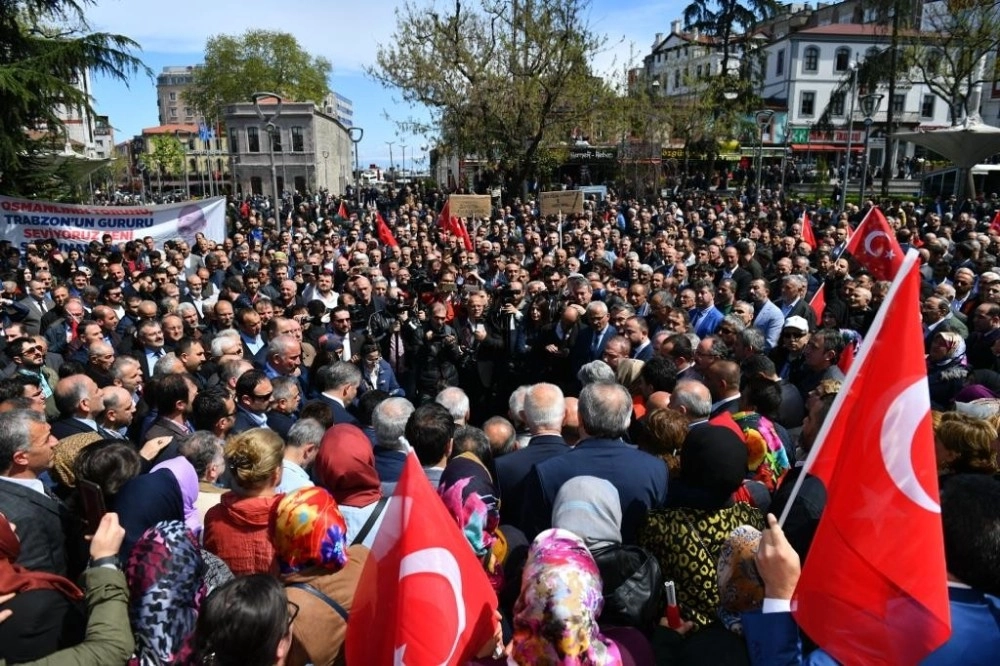 İçişleri Bakanı Süleyman Soyluya Memleketi Trabzondan Destek