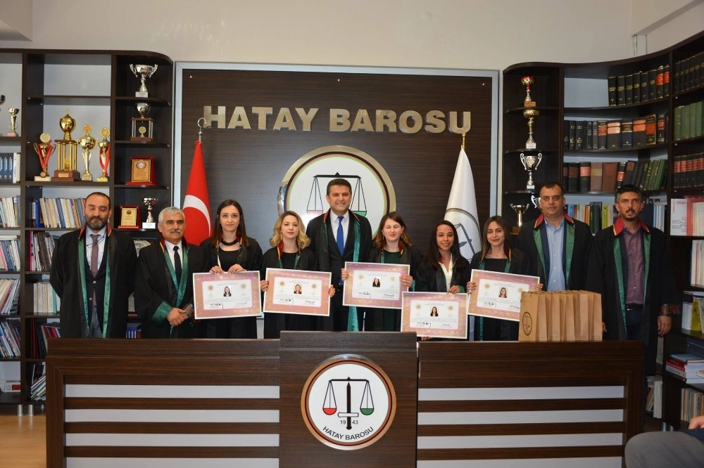 Hatay Barosuna 5 Yeni Avukat