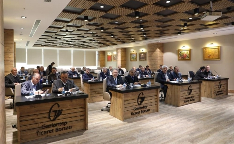 Gaziantep Ticaret Borsasın’da yılın ilk meclis toplantısı