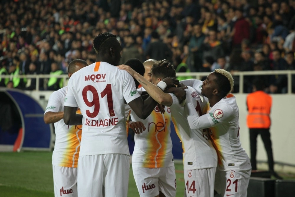 Ziraat Türkiye Kupası: E. Yeni Malatyaspor: 1 - Galatasaray: 2 (İlk Yarı)