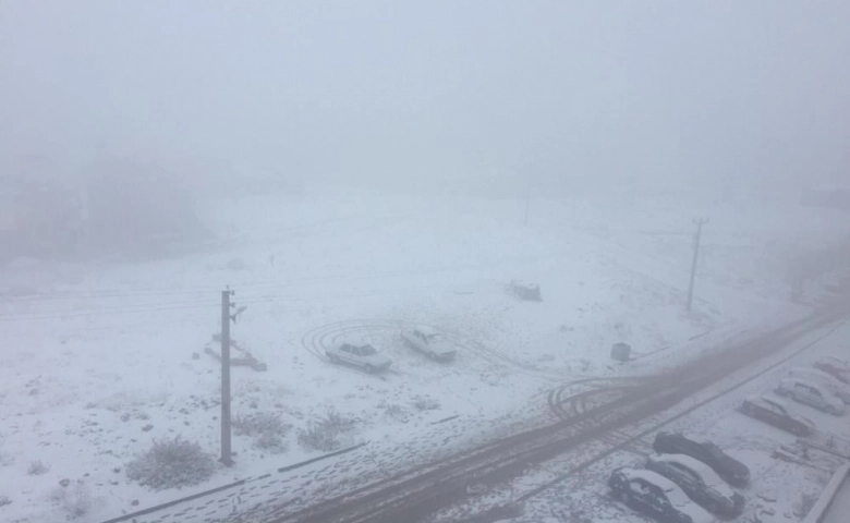 Adıyaman’da kar sevinci