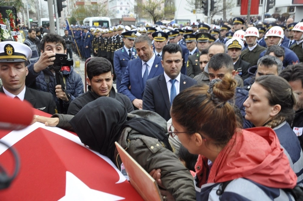 Şehit Astsubay Konyada Son Yolculuğuna Uğurlandı