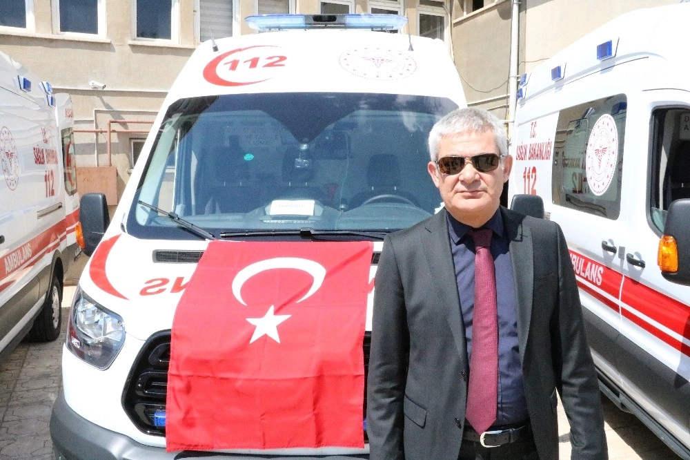 Kahramanmaraşa Tam Donanımlı 7 Ambulans