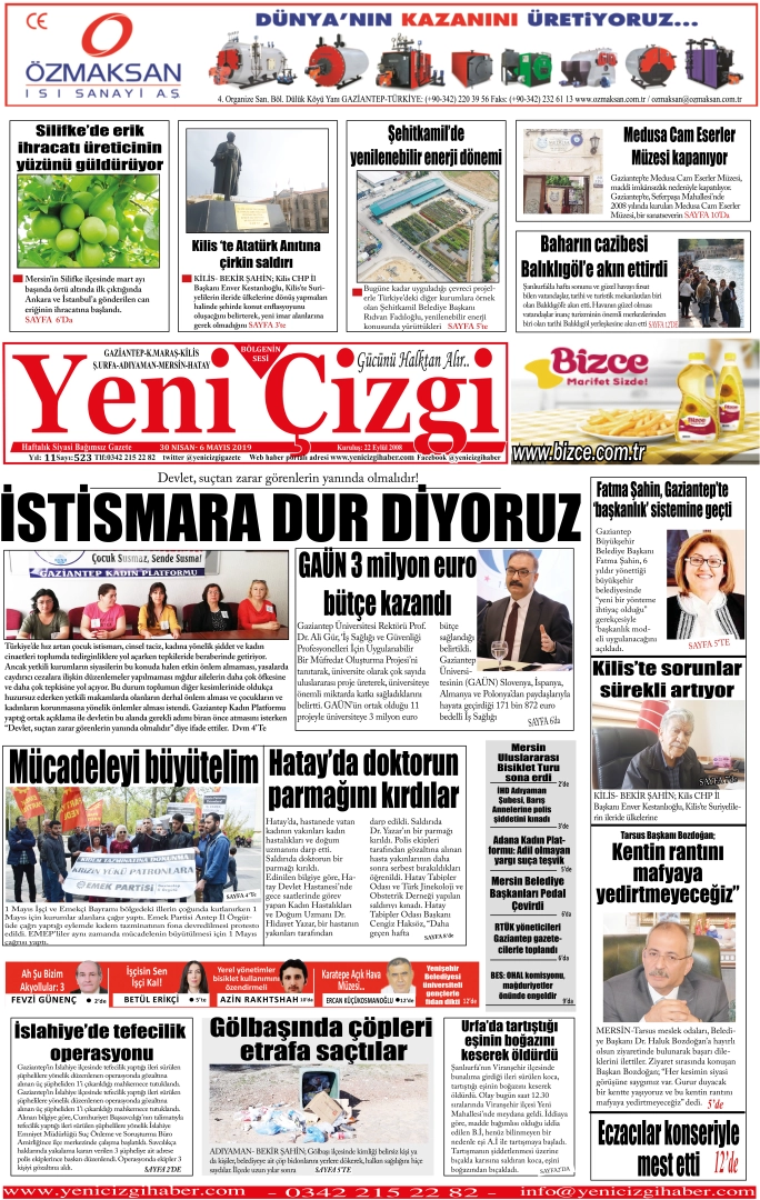 YENİ ÇİZGİ GAZETESİ